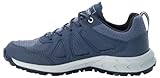multifunktionaler Wanderschuh Jack Wolfskin Damen Woodland 2 Texapore Low W, Graphite, 39 EU
