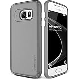 Galaxy S7 Case, VRS Design [Single Fit][Smokey Gray] - [Metallic Buttons][Non Slip][Slim Fit] For Samsung S7