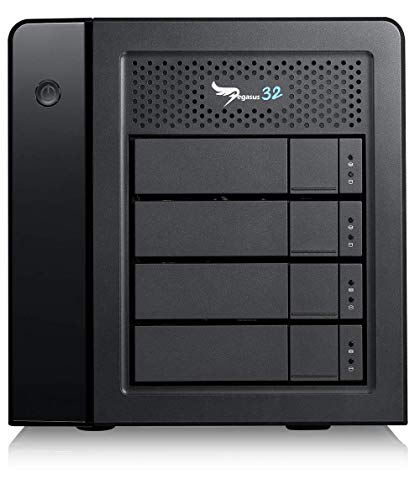 Promise Pegasus32 R4 40TB (4x10TB) nCubh Thunderbolt 3 ܂ USB32 ڐڑ RAIDXg[W \O