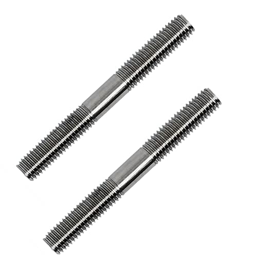 Vis filetée double extrémité M8x70 en inox 304 pour assemblages en fixation bois et métal