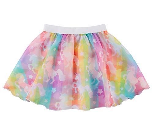 image for Fanient Toddler Girls Ballet Dance Chiffon Wrap Skirt Unicorn Print Da