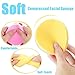 240 Pcs Compressed Facial Sponge,Professional Makeup Removal Sponge,Round Face Cleaning Sponge for Spa,Exfoliating,Face Wash(Yellow,Pink,Blue)