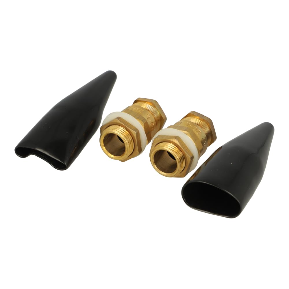 A2/20PK | TT Non-SWA Brass Gland Pack 11MM-14.2MM? Range Includes Accessories M20 (Pack of 2)