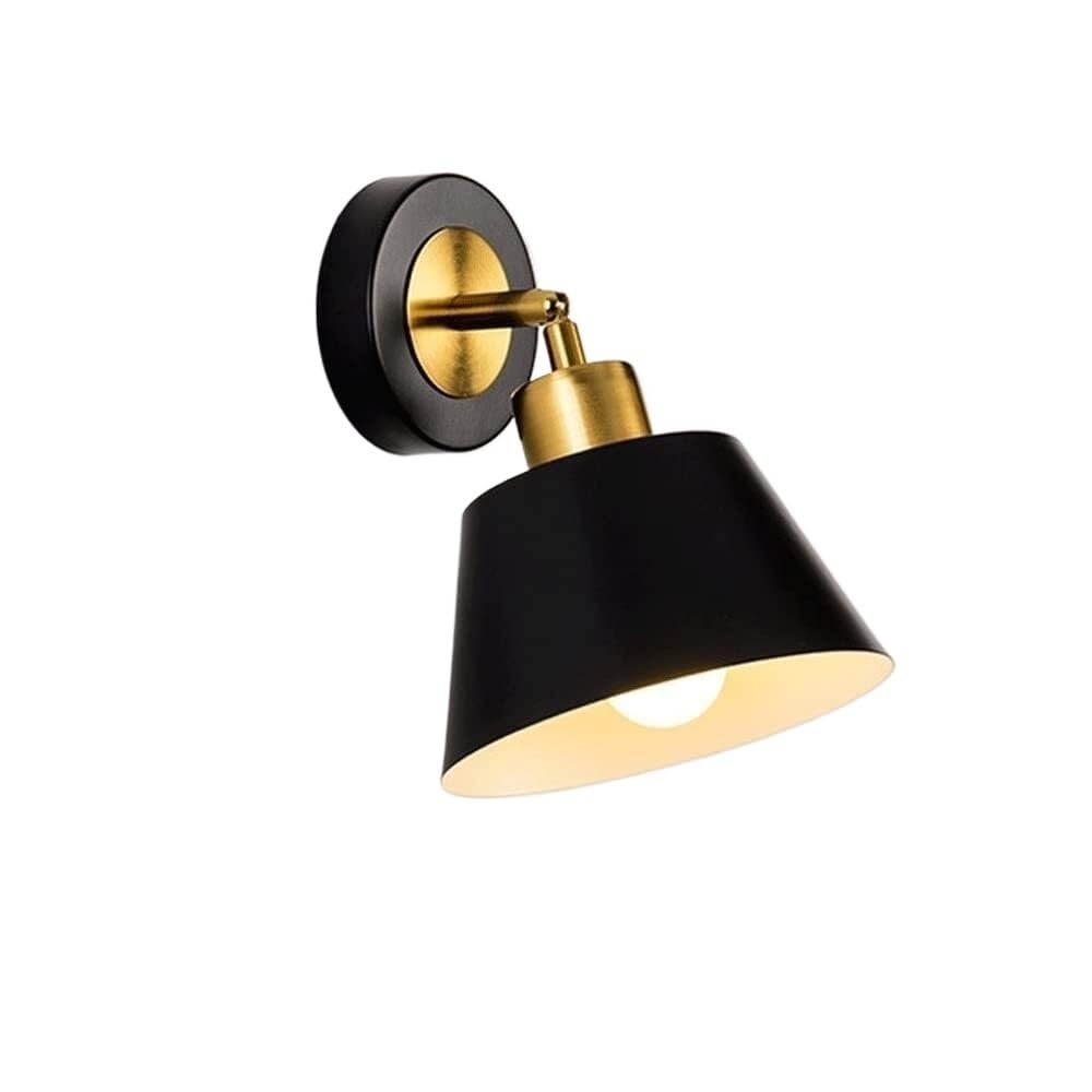 KXEcoLife Wall Sconce Adjustable Bedside Reading Indoor E27 Headboard Light Spotlights Lighting Fixture for Study Living Room Office Bedroom(Dark)