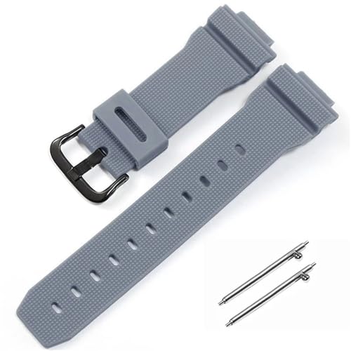 Bracelet de montre en silicone 16mm pour le sport et le quotidien des hommes et femmes