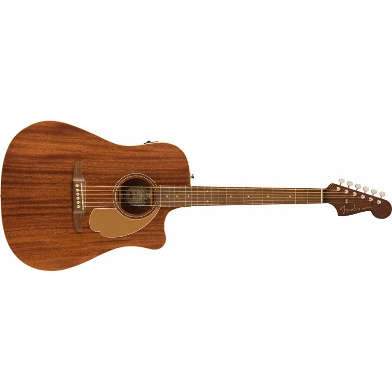 Fender Ltd Edition Redondo Player Electro-Acoustic Guitar, All Mahogany - Les Beatles, Paul McCartney, John Lennon, RIngo Starr, George Harrison Fender Ltd Edition Redondo Player Electro-Acoustic Guitar, All Mahogany