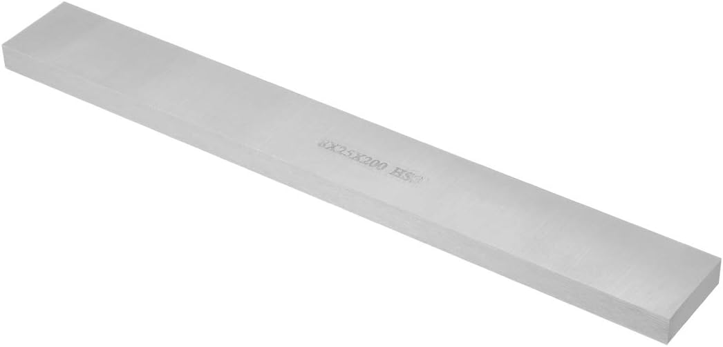 uxcell HSS Lathe Tool Bit 8mm x 25mm x 200mm, Square Lathe Turning Tool