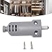 Door Close Damper for Cabinet Wardrobe Drawer - Soft Close Buffer with Silent Closing Mechanism, Gray Plastic ABS Piston Dampener Compatible with Cupcupboard Doors, 1 Pack