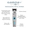 GAMMA+ Cyborg Professional Metal Cordless Ergonomic Hair Clipper Trimmer with Digital Brushless Motor