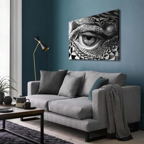 Impression sur toile abstraite moderne et durable pour grand mur - 2