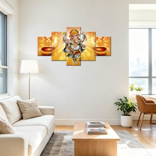 ARNLRDYA Ganesh Wall Art Canvas Print, 60x32inch by ARNLRDYA - Used condition - Image 2