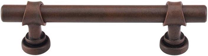 Top Knobs M1288 Asbury Collection 3-3/4" Bit Pull, Brushed Satin Nickel