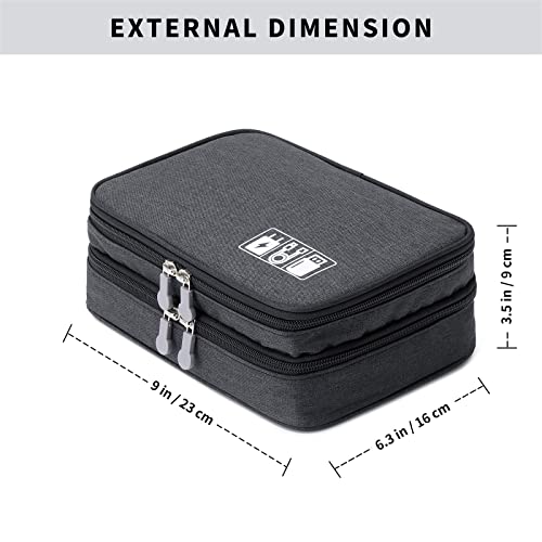 Mairle Organizador de cabos de viagem portátil para acessórios eletrônicos bolsa de armazenamento, p