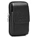 VIIGER Leather Belt Clip Phone Holster Holder with Belt Loop Phone Pouch Bag Carrying Case Waist Bag Handbag Wallet for Men Women Compatible for iPhone 11 Pro Max/iPhone Xs Max/iPhone 6/6s/7/8 Plus