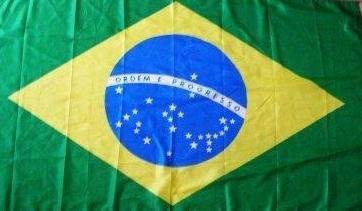 10 x Brasilien Fahne 90 x 150 cm Hissflagge mit 2 Ösen