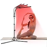 【Sichere Rotlichttherapie】Diese Rotlichttherapie mit Ständer ist eine sichere und zuverlässige Therapie durch ein speziell entwickeltes optisches System und eine Hochleistungs-LED-Lichtquelle, Strahlungsleistung für ein spezifisches Spektrum und Energiedichte von Schmalfrequenz-Niedrigenergie-Rotlicht, das auf den menschlichen Körper wirkt, und seine biologischen Effekte sind hauptsächlich photochemisch und nicht thermisch. (Bitte beachten Sie, dass es sich nicht um eine Wärmelampe handelt!)