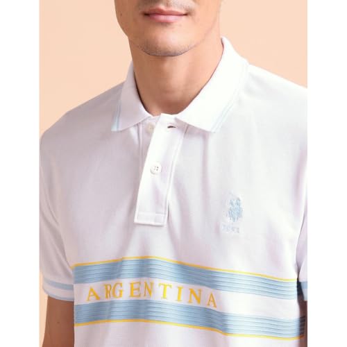 Image of U.s.Polo Association Men's Slim fit Iconic Number Polo Shirt