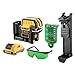 Produktbild Dewalt 12V Akku 2-Punkt/Kreuzlinien-Laser Grün DCE0822D1G (selbstnivellierender, Lotfunktion aufwärts & abwärts, Arbeitsbereich: 30m (50m mit Empfänger), Genauigkeit: +/-3mm@10m, IP65)