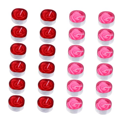 Velas de rosa PRETYZOOM ideales para regalar emociones en aniversarios y citas