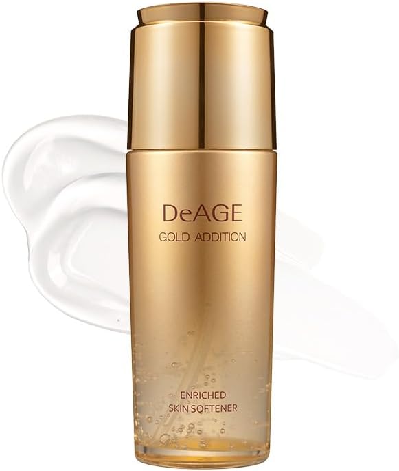 CHARMZONE DeAge Gold Addition Enriched Skin Softener – Hydrating & Firming Toner with Botanical & Fermented Extracts (110ml / 3.72 fl.oz)