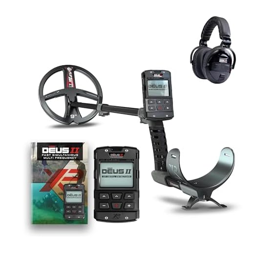 XP Metal Detectors Deus II RC - 9" FMF Coil with WSAII-XL Wireless Headphones Bundle - Waterproof & multifrequency Metal Detector with Remote Control & S-Telescopic Stem (DEUS2-22FMFRCEA + WSAII-XL)