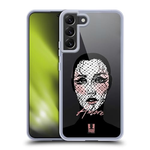 Head Case Designs Amore Avant Garde Faces Gel Case [Military Grade Protection] Compatible with Samsung Galaxy S22+ 5G and Compatible with MagSafe