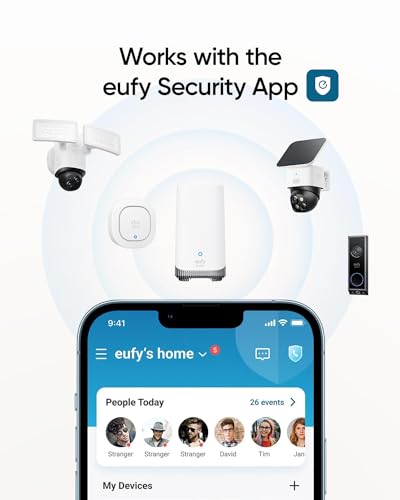 eufy Security Siren, 105 dB Wireless Alarm, IP65 Weatherproof, Remote Alerts, 2-Year Battery Life, HomeBase Required, Compatible with HomeBase S380 and S280, App Control, Easy to Install - Image 4