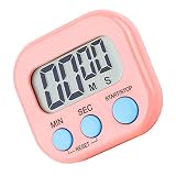 Pantalla grande: el reloj de temporizador de cocina tiene una pantalla LCD brillante para brindarle una vista clara del recuento incluso en condiciones de iluminación malas.