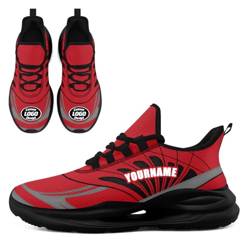 Mens Custom Baseball Team Running Shoes Personalized Name Logo Athletic Sports Gym Shoes Lightweight Training Sneaker - Main Image