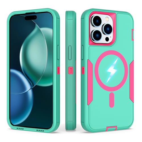 showdd Designed for iPhone 16 Plus Case, Green Rose
