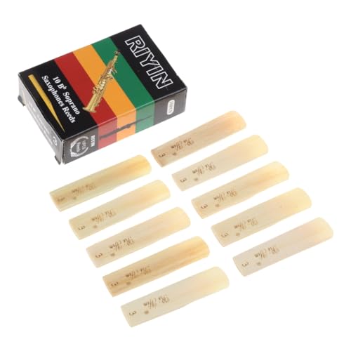 10pcs/set Professional Saxophone Reed Set Bb Tone with Strength 1.5-4.0