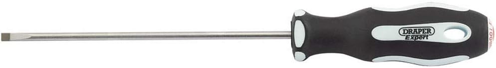 Draper 34975 Expert Plain Slot Soft Grip Parallel Tip Screwdriver, 3mm x 200mm