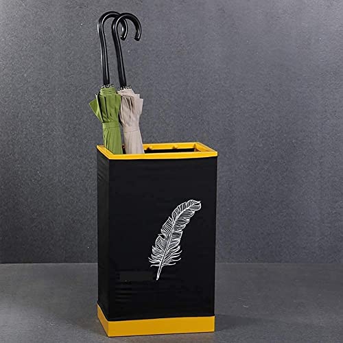 Porte-parapluie rectangulaire en métal moderne intérieur pour cannes de marche