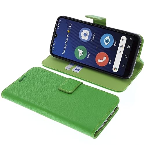 foto-kontor Cover compatible with Doro 8200/8210 book-style green case, Book Green