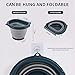 Eleganted Cubos de Basura Plegable Colgando,Bote de Basura Colgante Basurero Extraible para...