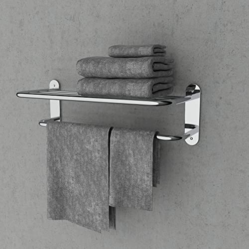 Fixsen 18 Inch Bathroom Towel Rack Towel Bar Towel Shelf Chrome Stainless Steel And Zinc Alloy Wall Mount 1Pc For House Lavatory And Hotel… #TOP2