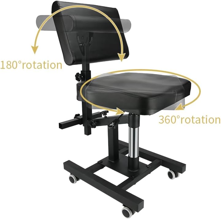 Miniatura 3 de Sillones de tatuaje mejorados de cuarta generación Sillas neumáticas de tatuaje Sillas ergonómicas para clientes Equipo de tatuaje ajustable con