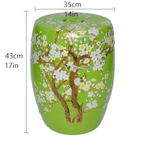 Taburete de jardín de cerámica ideal para decorar tu terraza y patio 2