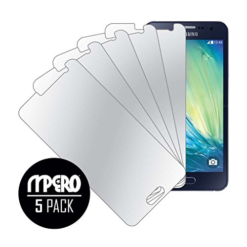 Samsung Galaxy A3 Screen Protector Cover, MPERO Collection 5-Pack of Mirror Screen Protectors for Samsung Galaxy A3