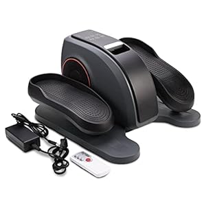 Mini hometrainer | 10 snelheden | LCD scherm | Antislip pedalen | Grijs | Veleta | Mobiclinic