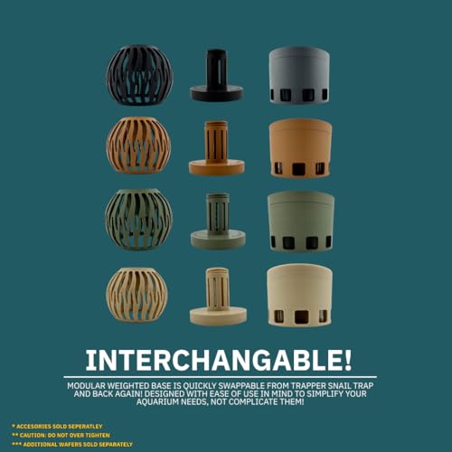 Image of Snail Trap - Reusable, Easy to use - Designed & Manufactured in USA - Fish & Shrimp Safe (Sand)