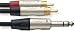 Stagg 10ft. N Series Y Cable - Stereo Phone Plug / 2 x RCA Male