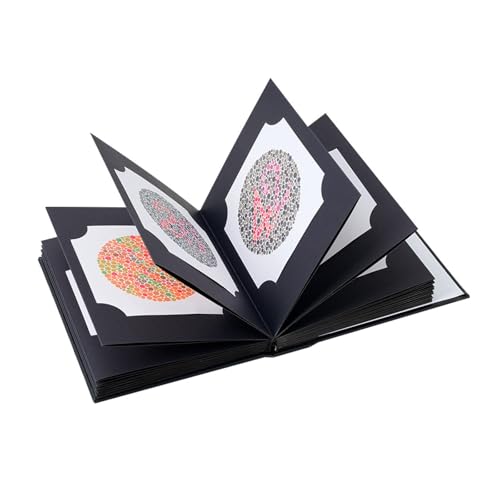 Libro de prueba de visión en color para tiendas ópticas, cuidado de la visión y entrenamiento de optometría, diseño de números ocultos