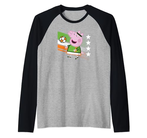 T-shirt Peppa Pig Irlande soccer rigolo à offrir pour un anniversaire d'enfant