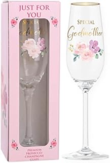 Godmother Champagne Glass Godmother Prosecco Glass Godmother Flute Class Gifts for Godmother Special Godmother Luxury Glass Godmother Gifts Godmother Christmas Gifts for Godmother