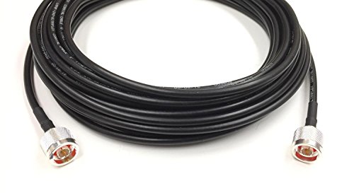 Custom Cable Connection 100 Foot N Male to N Male Times Microwave LMR 240 Ultraflex 50 Ohm Antenna Cable Assembled