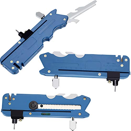 3 Pieces Multifunction Glass Tile Cutter Six Wheel Metal Cutting Tool Glass Cutter