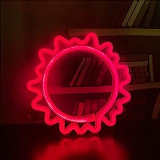 QiaoFei Sun Neon Sign Lights Led Signs with USB or Battery Operated Decor for Kid's Room Bedroom Bar Restaurant Game Room Christmas Valentine's Day Birthday Party LED Art Decoration Light-Red