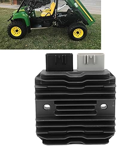 Voltage Regulator Rectifier, Replacement Electrical Voltage Regulator Rectifier for Xuv Gator 620I 625I Gas MIU14344 Heavy Metal Heat Sink Design Stable Charging Performance Easy Installation for