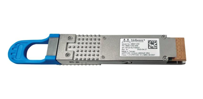 Mellanox 400GbE QSFP-DD DR4 1310nm optyczny nadajnik-odbiornik - do sieci danych, sieci optycznej - 1 x sieć MPO 400GBase-DR4 - światłowód - 1310 nm - jednomodowy - 400 Gigabit Ethernet - 400GBase-D